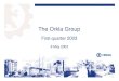 New The Orkla Group - Hugin Onlinereports.huginonline.com/902633/117448.pdf · 2019. 7. 16. · Portfolio as of 31 Mar 2003 Market value Share of Share of Principal holdings Industry
