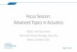 Focus Session: Advanced Topics in Acoustics · Interior BEM • Large radiating bodies • “Far-field” for vibrating structures • FEM-BEM models Exterior BEM. The Invited Presenters