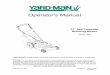 Operator’s Manualmanuals.mtdproducts.com/manuals/770-10145c.pdf21” Self Propelled Mulching Mower Model 559 PRINTED IN U.S.A. Operator’s Manual FORM NO. 770-10145C.fm (4/2002)