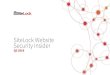 SiteLock Website Security Insider Website Security Inside… · tips on how to keep your website secure. The analysis will give website owners and cybersecurity personnel the knowledge