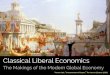 Classical Liberal Economics€¦ · 01/09/2019  · Classical Liberal Economics The Makings of the Modern Global Economy Thomas Cole, Consummation of Empire, The Course of Empire(1836)