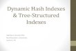 Dynamic Hash Indexes & Tree-Structured Indexes Extendible Hashing vs. Linear Hashing â€¢ Dynamic Extendible