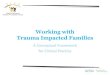 Working with Trauma Impacted Families · 2019. 11. 25. · Sibling Relations Adult Intimate Relations Parenting Practices & Quality Parent-Child Relations ... heightened risk for