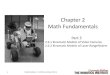 Chapter 2 Math Fundamentalsalonzo/books/math3.pdf · Chapter 2 Math Fundamentals Part 3 2.6.1 Kinematic Models of Video Cameras . 2.6.2 Kinematic Models of Laser Rangefinders . 1