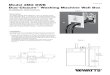 IS-2M2 DWB Model 2M2 DWB Duo-Clozure Washing Machine Wall …media.wattswater.com/1911371.pdf · Model 2M2 DWB Duo-Clozure™ Washing Machine Wall Box Installation Instructions Description
