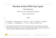Review of the ITER Fuel Cycle · Review of the ITER Fuel Cycle Systems David Babineau, 23rd IAEA FEC, 2010. Page 15 Conclusions and Summary •ITER Fuel Cycle systems constitute a