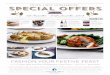 SPECIAL OFFERSSPECIAL OFFERS · SPECIAL OFFERS 1st NOVEMBER - 31st DECEMBER 2018 F FREE Cranberry Sauce (SCS5) when you buy two Turkey Butterflies E G F D Balmoral Chicken Fillet