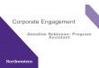 Corporate Engagement · 10/5/2016  · Annalise Robinson. Senior Associate Director. Medill, Pritzker, SoC, SESP, Athletics. Tim Angell. ... company research questions – Update
