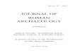 JOURNAL OF ROMAN ARCHAEOLOGYNeill...Z. Weiss From Roman temple to Byzantine church: a preliminary report on Sepphoris in transition 196 U. Leibner Excavations at Khirbet Wadi Hamam