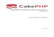 CakePHP Cookbook Documentation · CAPÍTULO1 CakePHP num piscar de olhos O CakePHP é concebido para tornar tarefas de desenvolvimento web mais simples e fáceis. Por fornecer uma