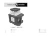 Laser LAR-200 · The STABILA LAR-200 is designed to be an easy to use exterior rotating laser. Its horizontal rotating and plumb point are self-leveling ( ± 5°) and fully automatic