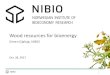 Wood resources for bioenergy€¦ · 09.11.2017 4 0 5 10 15 20 25 30 2012 2020 2030 ar Bioenergy in Norway from Forest Total Bioenergy Consumption Pellets and Briquettes Chips Biofuel