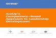 AceUp’s Competency-Based Approach to Leadership Development · ACEUP’S COMPETENCIES COVER FOUR LEADERSHIP CHALLENGES We’ve identified the 16 areas that our clients most often