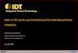 RISC-V I/O Scale-out Architecture for Distributed Data Analytics...Summary • Scale-out Analytics with balancing Fabric and Computing – Scale-out through distributed Edge Computing