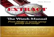 EXTRACT€¦ · notes, The Watch Manual will lead you to know watches, their fascinating history and how to buy, sell, and wear them. EXTRACT. Thie is an extract from The Watch Manual,