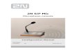2N SIP Mic - Amazon S3...2N TELEKOMUNIKACE a.s., 5/78 Basic Properties 2N® SIP Mic is an IP microphone console playing live or pre-recorded announcements to up to 12 zones. Together