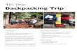 4th Year Backpacking Tri 2019. 5. 21.¢  4th Year Backpacking Trip The Basics ¢â‚¬£ July 16-17 ¢â‚¬£ Depart