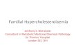 Familial Hypercholesterolaemiapathology.imperial.nhs.uk/uploads/images/Familial... · Genetics of Familial Hypercholesterolemia Major Defect • Low density lipoprotein receptor (LDLR