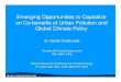 Emerging Opportunities to Capitalize on Co-benefits of ... change Sarath... · Emerging Opportunities to Capitalize on Co-benefits of Urban Pollution and Global Climate Policy Dr