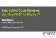 Interactive Code Reviews - OWASP...• On-the-fly instrumentation/profiling techniques Core Idea of the Solution Basic Byte-Code Debugging Explained JAVA BYTE CODE Java Scala JRuby