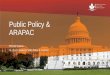Public Policy & ARAPAC...Fly-Ins, Facility Tours, & Grassroots Effective Grassroots Tools Illustrate, Communicate, Persuade “Let Your Grassroots be the Lobbyist” •Placing a “Constituent”