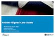 Patient-Aligned Care Teams · PACT • New care delivery routes and tools –Face to Face –Telemedicine –Telehealth –Mobile • Phone, telehealth visits, secure messaging common