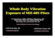 Whole Body Vibration Exposure of MH-60S Pilots · Prevent long-term back injuries ... MH-60S 2 Navy Pilots ... indicated by 2°F temperature increase resulting from a 50 millisecond