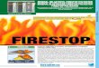FIRESTOP - INDEX S.p.A · FIRESTOP are fire resistant membranes with harmless inorganic anti-flame additives distributed right through the membrane. The FIRESTOP membranes are the