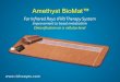 Amethyst BioMat™ - richwayeu.com€¦ · Howdoesthe!Amethyst BioMat™!work?! AmethystBioMat™FIR!system!generates:! • Natural!farinfrared!raysA!(FIR)A!emitted!through!a!layer