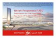 Union Properties PJSC€¦ · Dubai Autodrome Circuit Racing & Go Karting Gmamco Duct Manufacturing & Trading . Development Pipeline Vertex Towers (Residential) Oia (G+5 Residential)