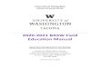 2020-2021 BASW Field Education Manual - UW Tacoma€¦ · The BASW program is designed to educate students in generalist social work practice. BASW students usually complete their