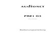 PRE1G3 manual de - Scientific magic.€¦ · PRE1 G3 bietet neben seinen überragenden Klangeigenschaften vor al-lem auch zeitgemäße Ausstattung: Sechs Eingänge, symmetrisch und