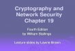 Cryptography and Network Security Chapter 19 · Viruses and Other Malicious Content ... agent & Word/Excel documents need better O/S & application security. Worms replicating but
