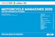 MOTORCYCLE MAGAZINES 2020€¦ · Q4/2018-Q3/2019/ incl. Special Issues / Digital coverage / coverage publisher data: 10/2018-09/2019 / * motorradonline.de. OVER. 2.3 M . NET COVERAGE
