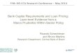 Bank capital requirements and loan pricing: Loan-level ... · International financial crisis of 2007/2008 ⇒ financial regulation with a new macro prudential dimension Countercyclical