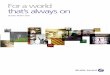 For a world - annualreports.com · Business Review 2007 INVESTOR RELATIONS Alcatel-Lucent 54, rue La Boétie 75008 Paris – France  For a world that’s always on