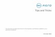 Tips and Tricks - Dell€¦ · Tips and Tricks This document provides instructions for the frequently-used features available on your Dell Aero smartphone. ... Select Exchange. 5