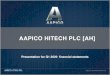AAPICO HITECH PLC [AH] - listed companyah.listedcompany.com/misc/slides/20200529-ah-oppday-1q2020.pdf · 29.05.2020  · WORLD-CLASS CORPORATION ... DANA 4% AAT** 6% CONTINENTAL 8%