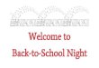 Welcome to Back-to-School Night - Constant Contact … · Welcome to Back-to-School Night. AGenAgenda 5:10-5:25pm Principal’s Introduction 5:35-5:45pm Advisory 5:50-6:00pm A Block