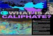 WHAT IS A CALIPHATE? - frontlinemissionsa.org · The Rashidun Caliphate was swiftly overthrown and replaced by the Umayyads (661-750) Caliphate, which conquered all of North Africa,