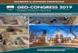 Geo-Congress 2019 Exhibitor & Sponsor Prospectus · GEO-CONGRESS 2019 8th International Conference on Case Histories in Geotechnical Engineering Philadelphia, Pennsylvania | March
