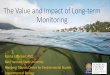 The Value and Impact of Long-term Monitoring · smelt, Endangered Species Act • Only some stressors have potential to be managed • Entrainment loss calculations, different water