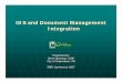GIS and Document Management Integration€¦ · • Document imaging, document management and workflow • ESRI Business Partner • Over 1,200 customers worldwide • Industry Focus: