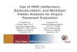 Use of HWD (deflection), Backcalculation, and Multilayer ... am/Use of HWD... · Case Study Backcalculation: Layer 2 – Base/subbase Drop Stress Load E1 (MPa) No. (kPa) (kN) Avg