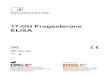 17-OH Progesterone ELISA€¦ · 17-OH Progesterone ELISA EIA-1292 Version. 11.0 2017/02 - vk - 2 - 1 INTRODUCTION 1.1 Intended Use The DRG 17-OH Progesterone ELISA is an enzyme immunoassay