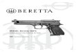 MODEL Beretta 92FS - Umarex Manuals/Manual Bere… · model beretta 92fs operating instructions 3 - 15. 2 content 2 description of parts 1 operation safety instructions 3 not a toy
