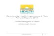 Community Health Improvement Plan Annual Report, 2017 · 4 DOH–HILLSBOROUGH CHIP ANNUAL REPORT 2017 17 PRIORITY AREAS ACCESS TO CARE Workgroup Meeting Dates June 8 , 2016July 20