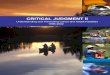 CRITICAL JUDGMENT II · newsstands and to individual subscribers. PPI also publishes a quarterly trade magazine (Paddle Dealer) and the bi-annual whitewater magazine Kayak. In addition