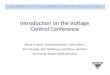 Introduction Voltage Control Conference Business/TechnologyInnovation... · Slide 2 Voltage Control – Session Overview 1. Grid operator’s perspective on voltage control requirements