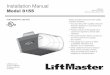 114A4758 Model 8155 INstallation Manual - Garage Door€¦ · • ONLY enable the Timer-to-Close or MyQ ® ... 114A4758 Model 8155 INstallation Manual 